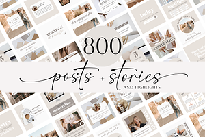 800 Instagram Canva Templates