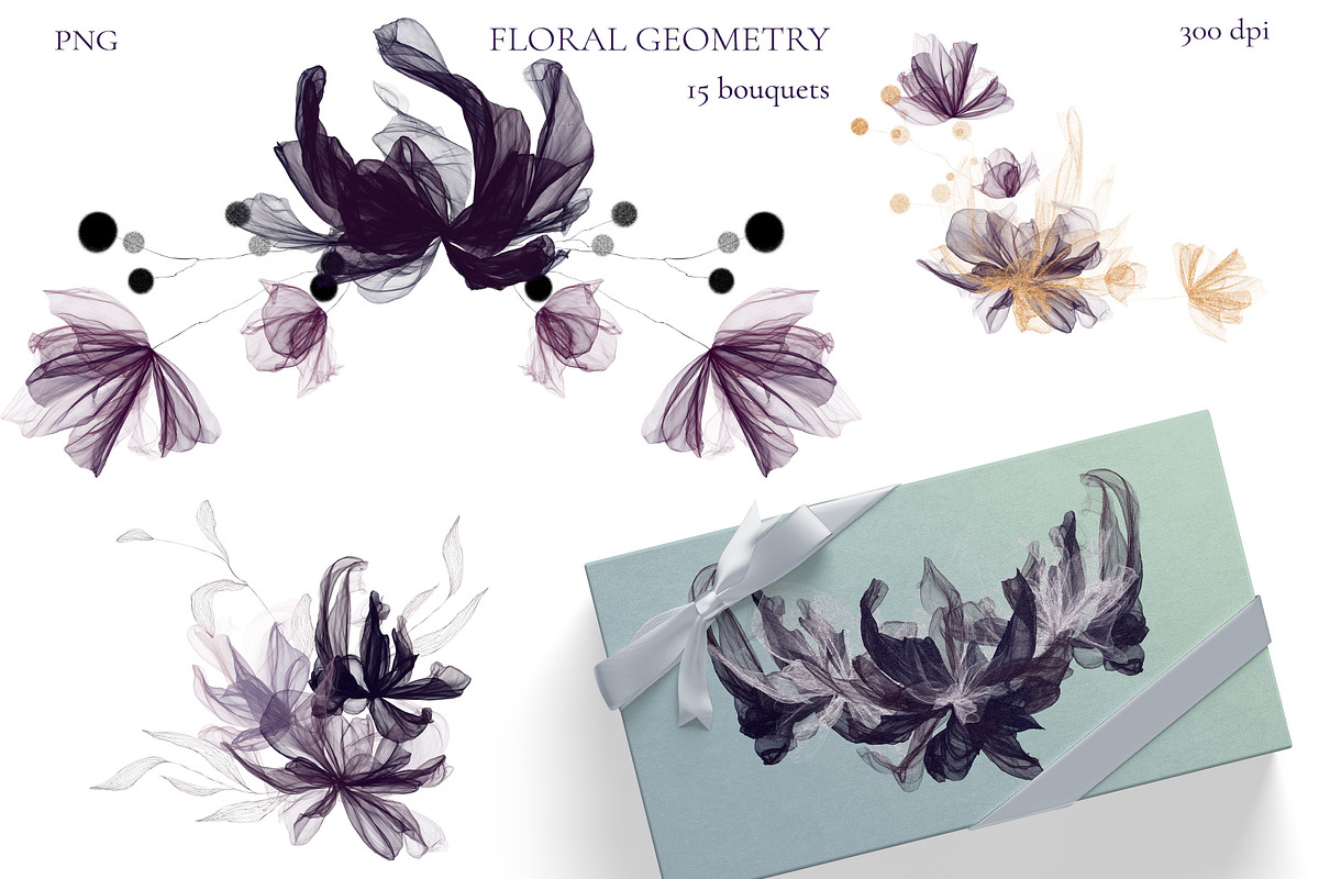 Floral Geometry, an Illustration by Salted Galaxy (Photo 7 of 18)