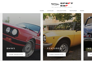 Sport Car - Shopify Theme