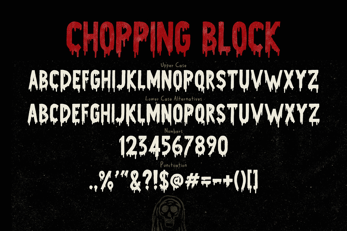 Chopping Block Font preview 6