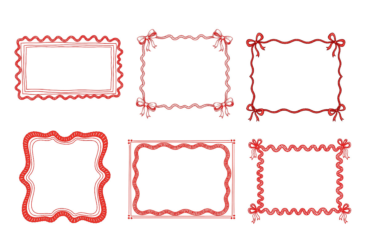 Coquette Frame Clipart Sublimation, an Illustration by Dream Creation (Photo 3 of 3)