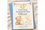 First Trip Around the Sun Clipart, a Decorative Illustration by Villa 11 Estudio (Thumbnail 5 of 7)