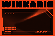 Winkario - Geometric Block Fonts, a Sans Serif Font by Konstantine Studio (Thumbnail 1 of 4)