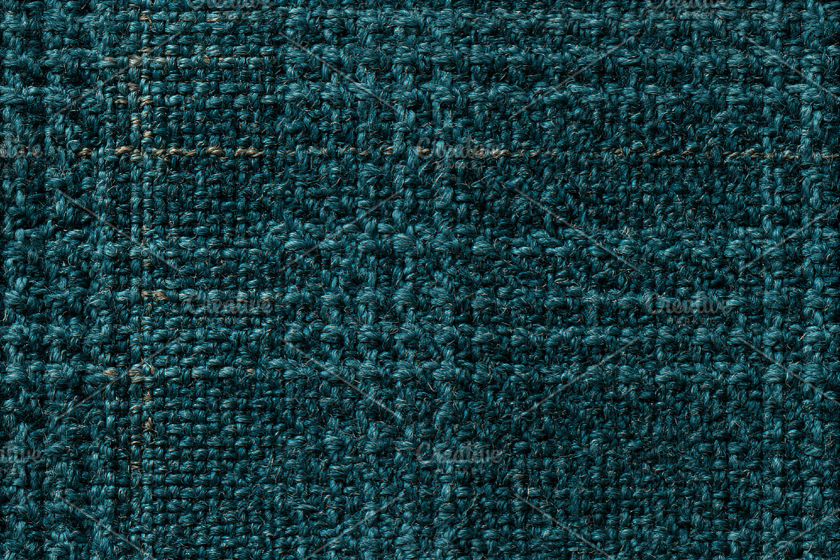 Seamless pattern dark teal fabric close up showing woven wool te, a Pattern Graphic by Studio ANNA