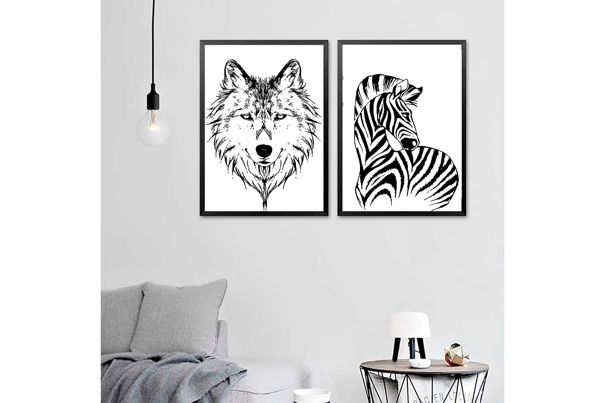 50 wild animals vector part 3, an Animal Illustration by AnastasiyaOleynik (Photo 5 of 9)