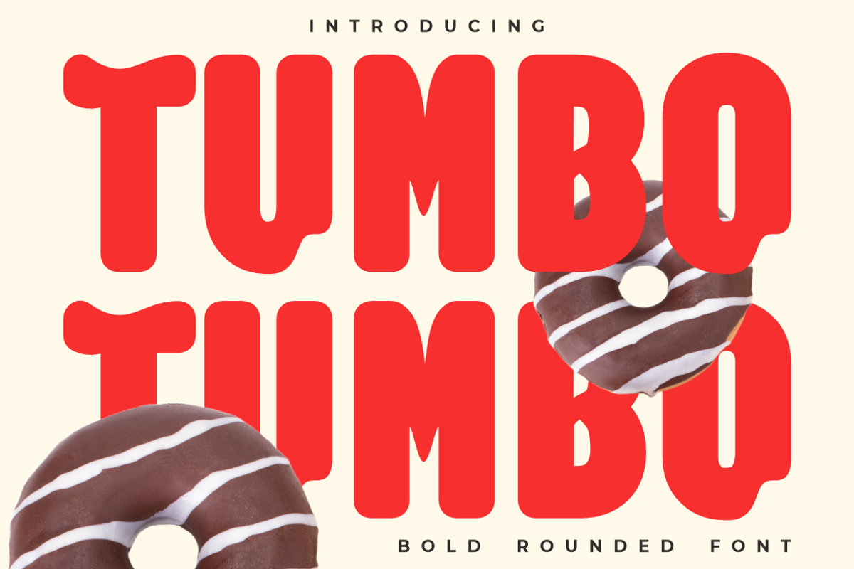 Tumbo Bold Rounded Font, a Font by PutraCetol Studio (Photo 1 of 5)