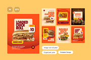 Fast Food Instagram Post Template, a Social Media Template by Pink Bunny Studio (Thumbnail 2 of 3)