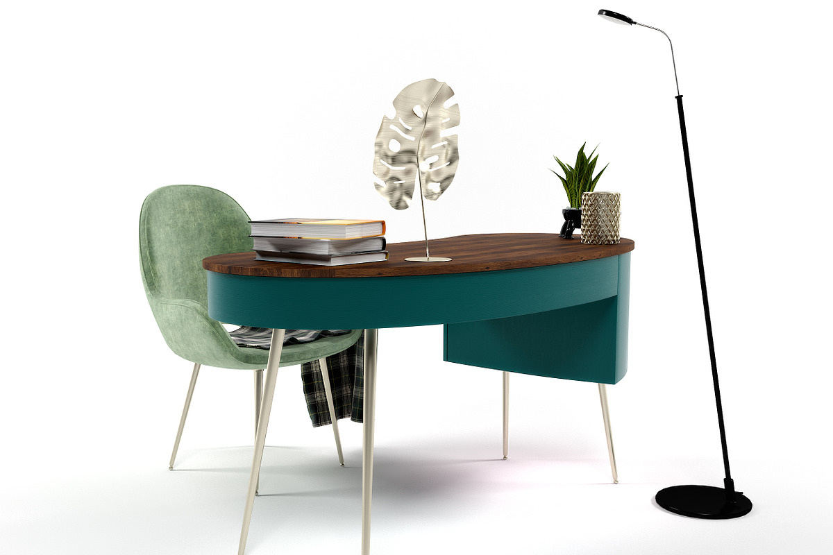 Home office 1311, a Furniture 3D Model by inDahouze (Photo 7 of 11)