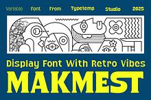 Makmest Retro Vibes Display Variable