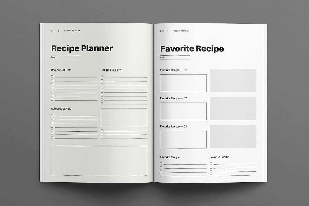 Planner Template, a Brochure Template by E-Type (Photo 4 of 7)