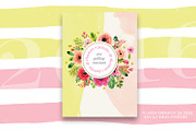 Invitation Mockup w/ Stripes, a Print Template by Hype Your Prints (Thumbnail 2 of 3)