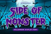 Side Of Monster, a Blackletter Font by HATFSTUDIO (Thumbnail 1 of 8)