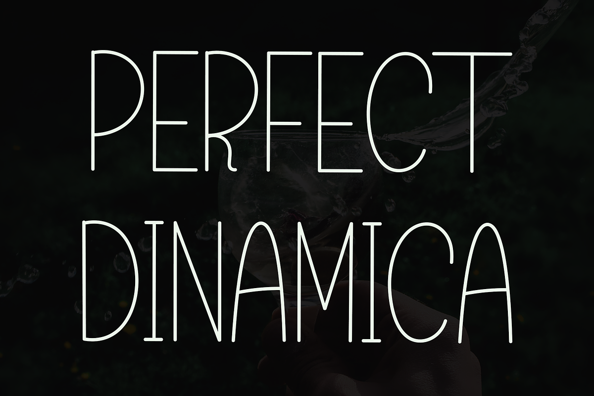 Dinamica, a Font by FreshTypeINK (Photo 7 of 8)