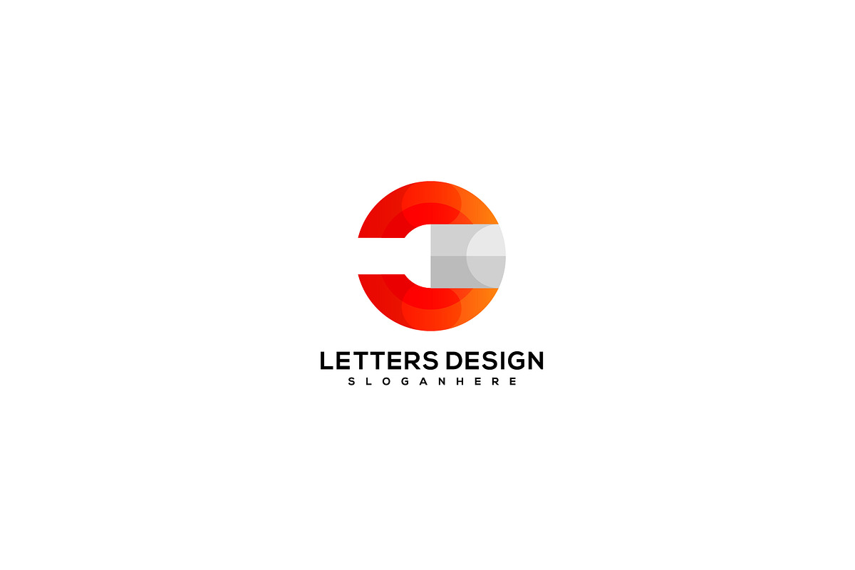 letter C logo template logo design v, a Branding & Logo Template by OmerStudio