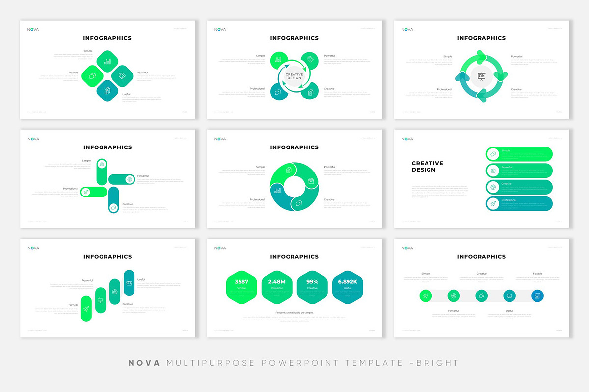 NOVA - Creative PowerPoint Template, a Presentation Template by PPTMORE