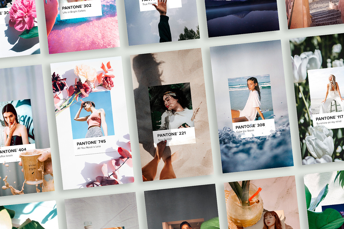 Pantone Stories | Canva & PS, a Social Media Template by Stories Collective (Photo 4 of 5)