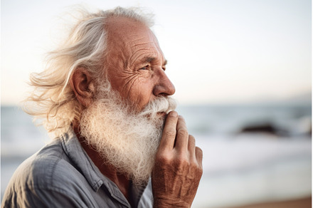 shot of a senior man holding his, a Holiday Photo by Sergey Kotenev