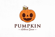 Happy Halloween Pumpkin Logo Design, a Branding & Logo Template by vectorwithin (Thumbnail 3 of 3)