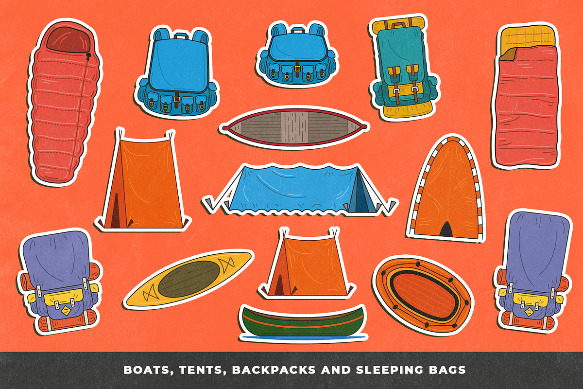 Adventure Awaits • A Sticker Creator, an Illustration by Vintage Voyage Supply (Photo 7 of 12)