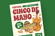 Cinco De Mayo Event Flyer, a Flyer Template by MMPixelCraft (Thumbnail 2 of 4)
