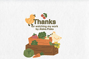 Farm & Garden Friends illustrations, an Object Illustration by Aleks.Flaks (Thumbnail 13 of 13)