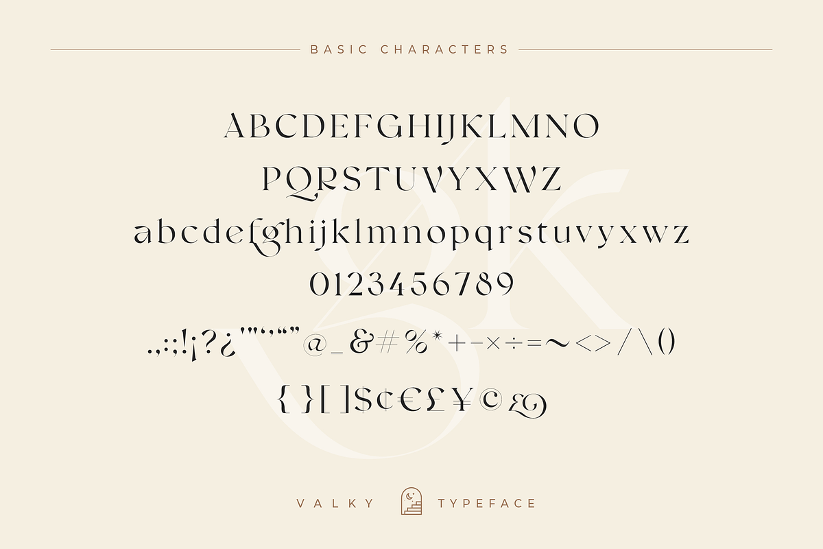 Valky Classic Modern Typeface, a Serif Font by Kaligra.co (Photo 22 of 30)