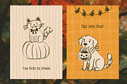 Autumn Halloween hand drawn set, a Seasonal Illustration by Madiwaso (Thumbnail 12 of 12)