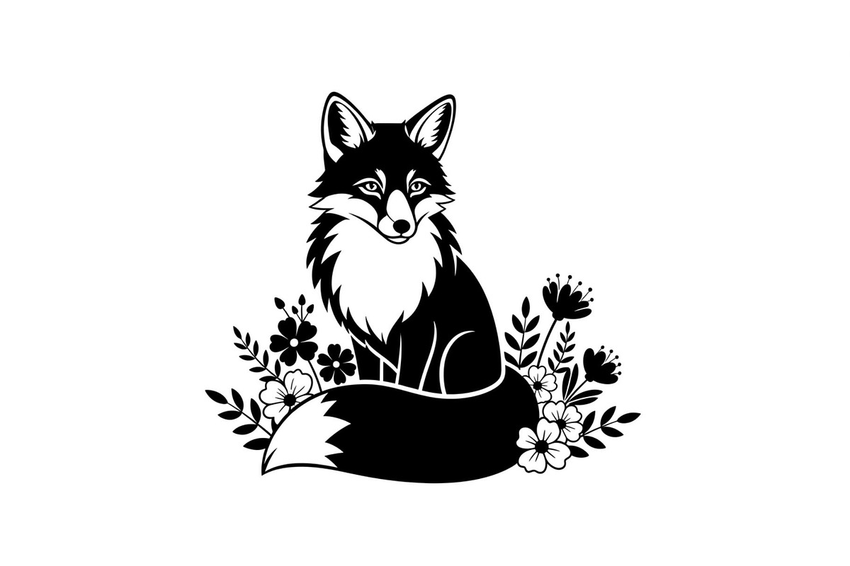 Cute Fox Silhouette Bundle, an Illustration by Designs_River (Photo 18 of 31)