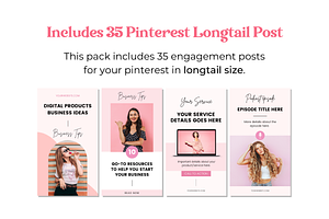 490 Social Media Bundle For Canva