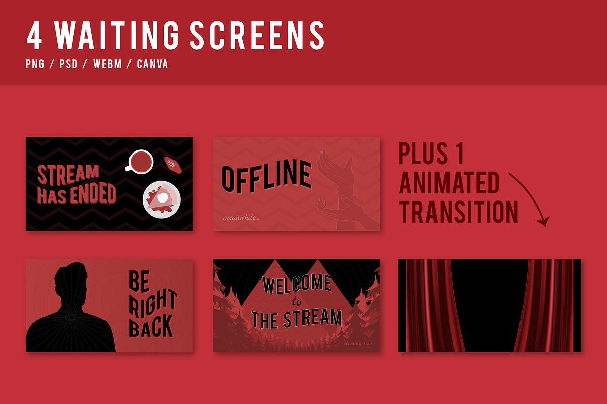 Streaming: Twin Peaks, a Social Media Template by Liseno Designs (Photo 3 of 9)