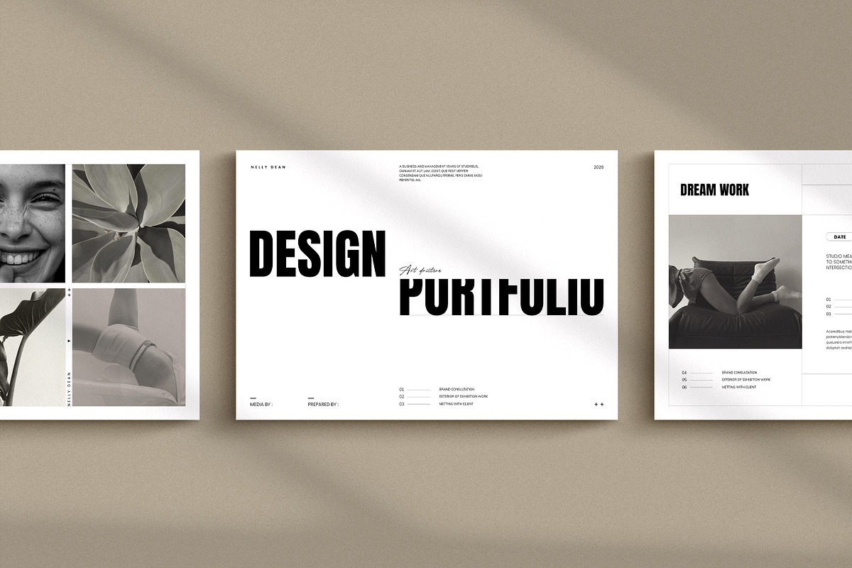 CANVA | Design Portfolio Template, a Brochure Template by S A N D Y (Photo 3 of 13)