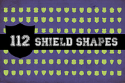 112 Vector Shield Shapes, a Shape Add-On by Design Shop (Thumbnail 1 of 5)