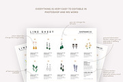Line Sheet Template | Word/Photoshop, a Marketing Template by Axpand (Thumbnail 3 of 6)