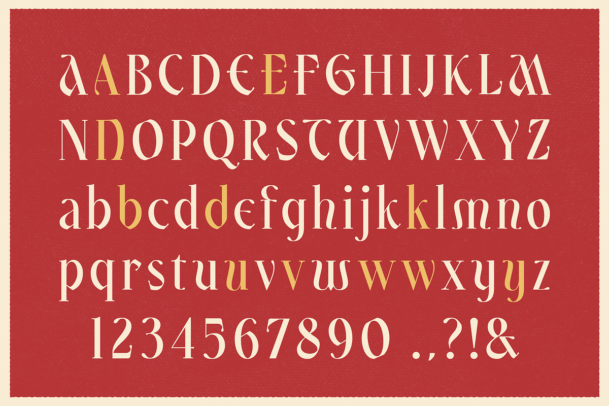 Eratrium - Classic Vintage Serif, a Serif Font by Typia Nesia (Photo 2 of 12)