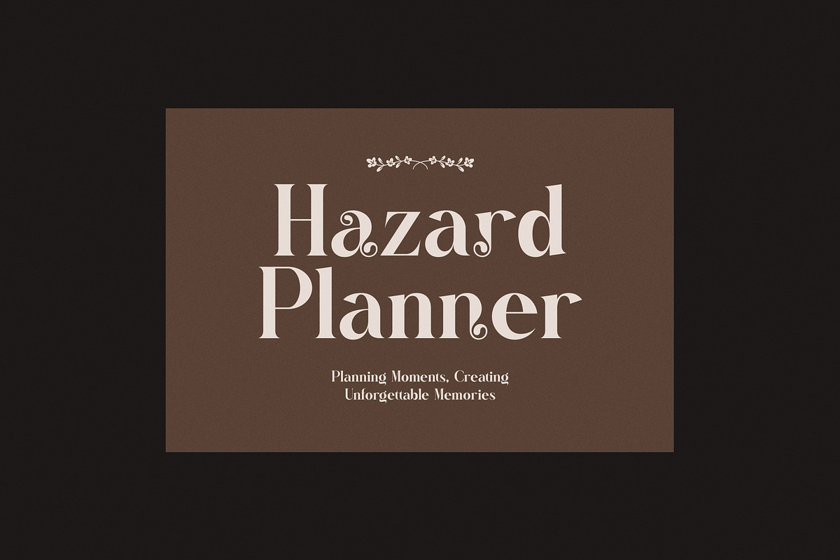 Random Elegant Serif Font, a Serif Font by Graphicxell (Photo 2 of 8)