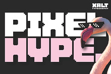 Pixel Hype – Bold Pixel Display Font