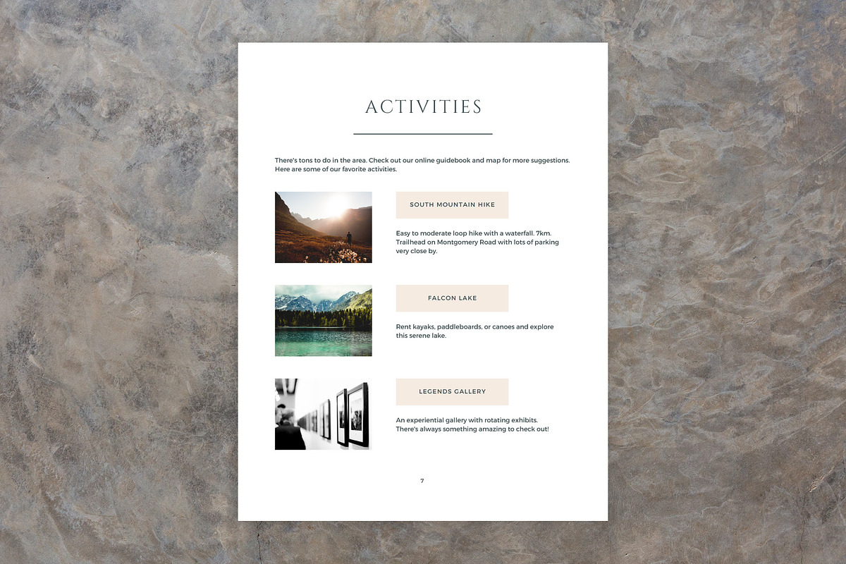 Arches Welcome Book for Airbnb Hosts, a Templates & Theme by Kin Studio (Photo 15 of 17)