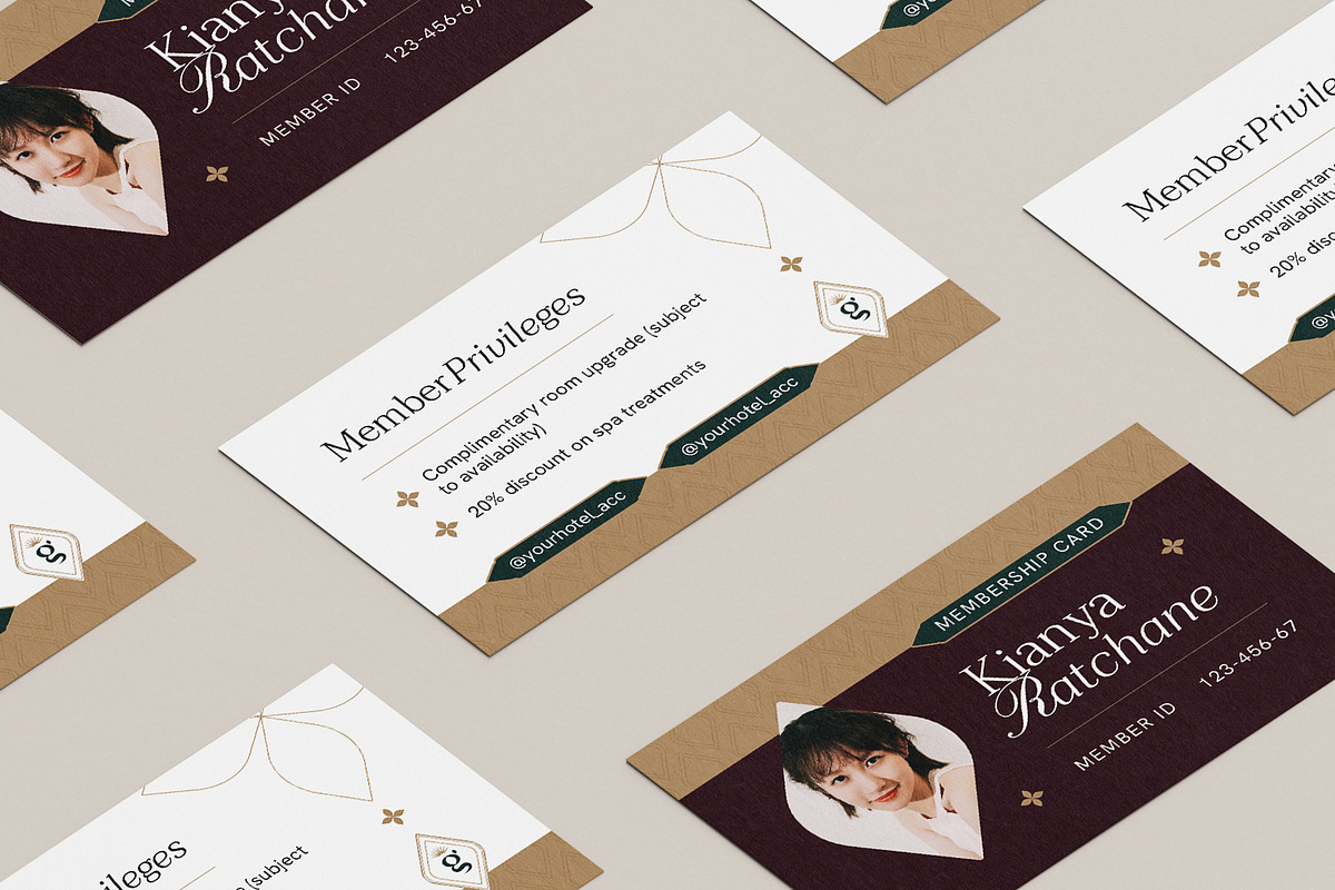 Gandhara Sanctuary - Membership Card, a Marketing Template by Fannan Studio (Photo 3 of 3)