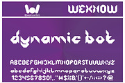 Robotic System font, a Font by weknow (Thumbnail 3 of 8)