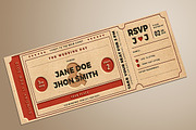 Wedding Invitation Movie Ticket, an Invitation Template by Vynetta (Thumbnail 5 of 6)