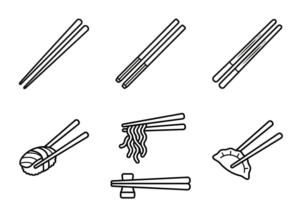 390 Sushi Restaurant Icons, an Outline Icon by adenpinkstore (Photo 4 of 13)
