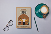 Brown Holiday BBQ Flyer Template, a Flyer Template by Bizz_District_Studio (Thumbnail 1 of 4)