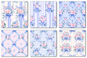 Floral Ribbonerie Seamless Patterns, a Texture Illustration by Dream Creation (Thumbnail 5 of 6)