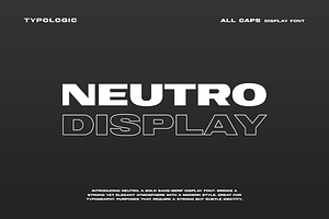 Neutro Bold Font, a Font by Believe Creatives