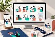 Cyber Security Illustrations, a Technology Illustration by alexdndz (Thumbnail 2 of 3)