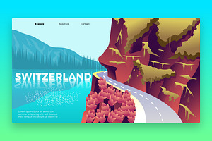 Switzerland- Banner & Landing Page