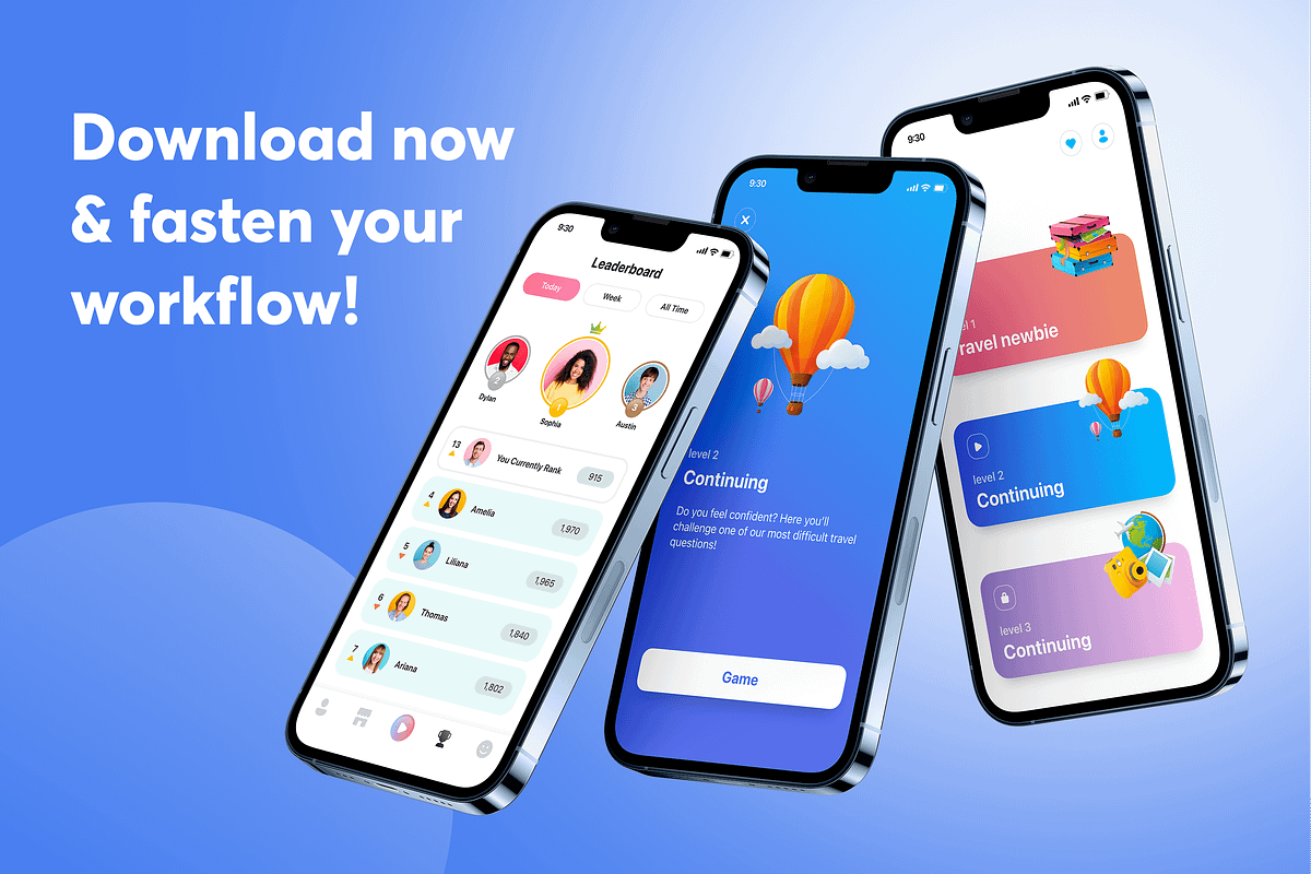 Quiz Game App | Trivia App UI Kit, an UI Kit Template by yoframe (Photo 5 of 5)