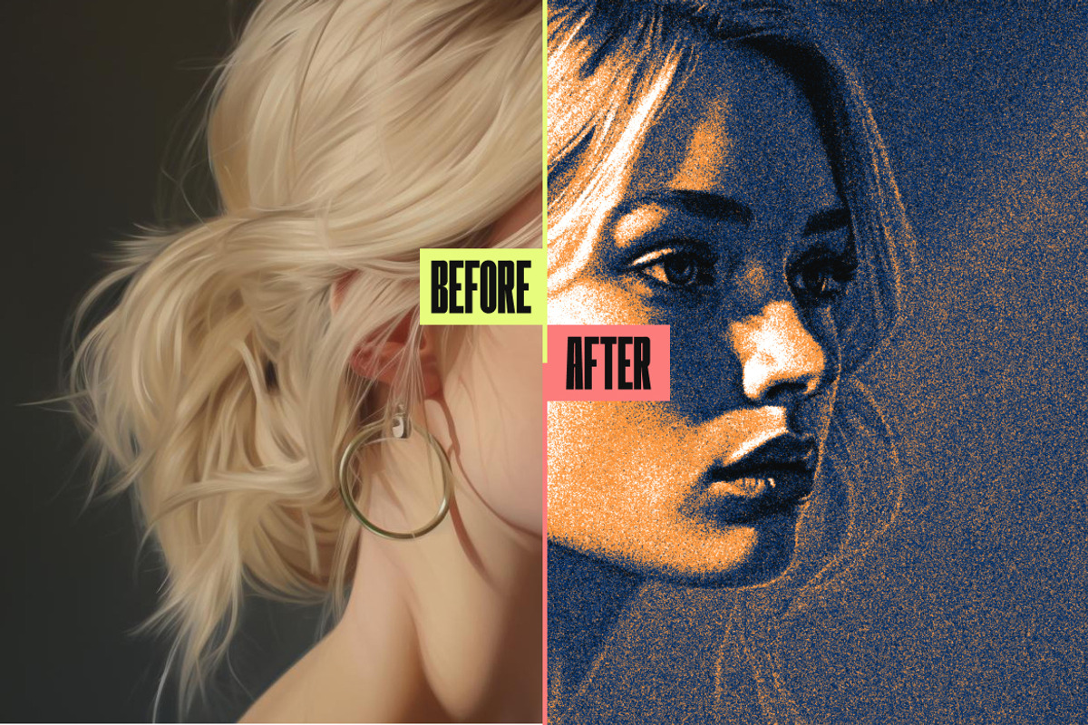 Color Threshold Photo Effect, a Layer Style Add-On by dokudokunomi