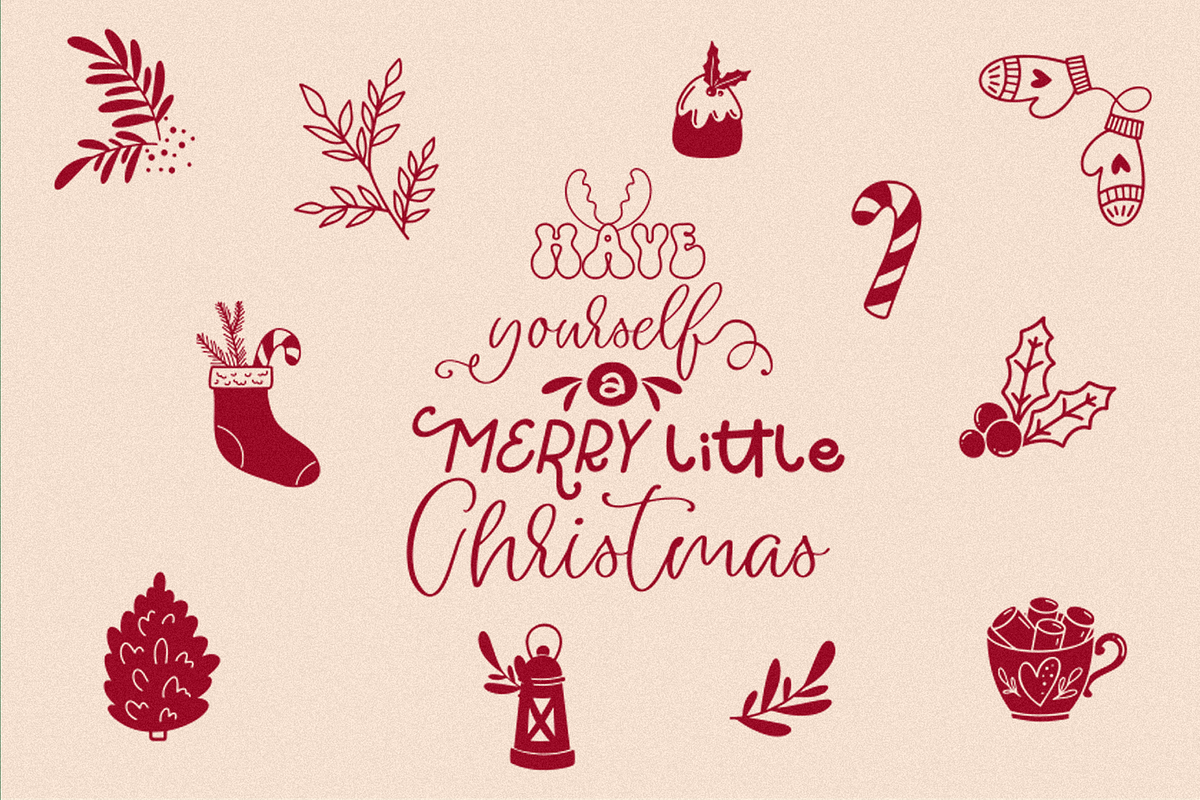 Christmas Font & Doodles collection, a Script Font by CallMeStasia (Photo 16 of 18)