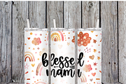 Blessed Mama 20oz Tumbler Png Bundle, an Object Illustration by MIRoots Design Studio (Thumbnail 4 of 7)